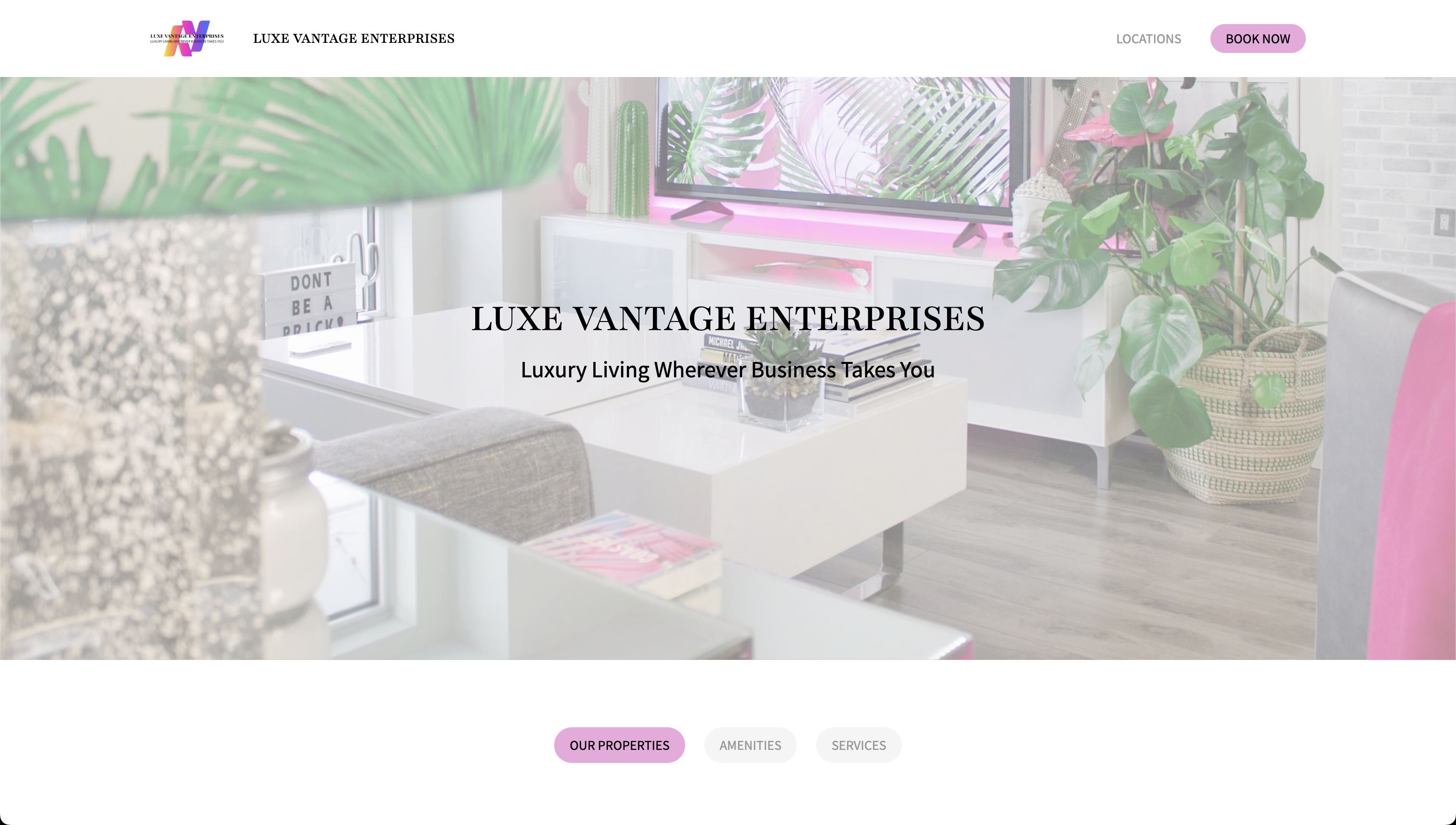 LuxeVantage - Corporate housing options tailored for business travelers.